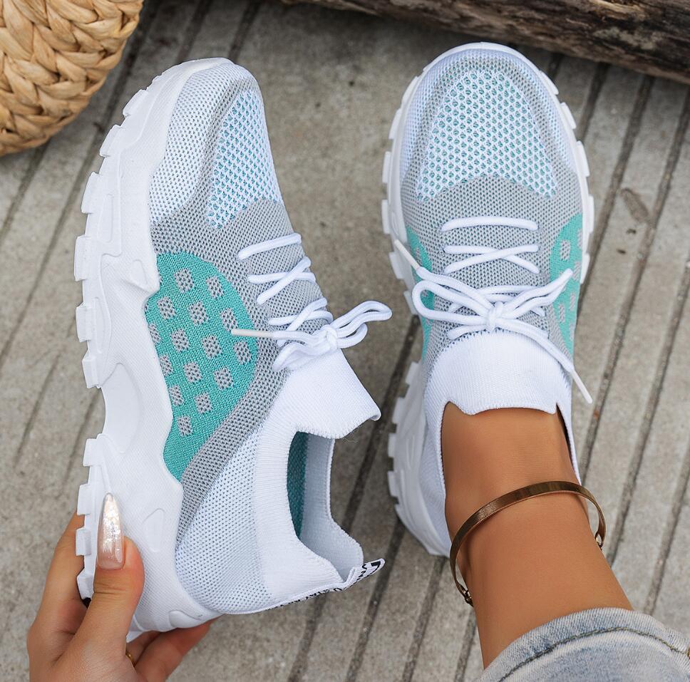 Women Shoes Tennis - أحذية رياضية نسائية شبكية قابلة للتنفس،