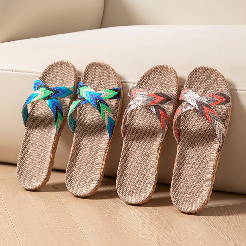 شباشب نسائية من الكتان للمنزل، - مراجعة Mule Slip On وسعره