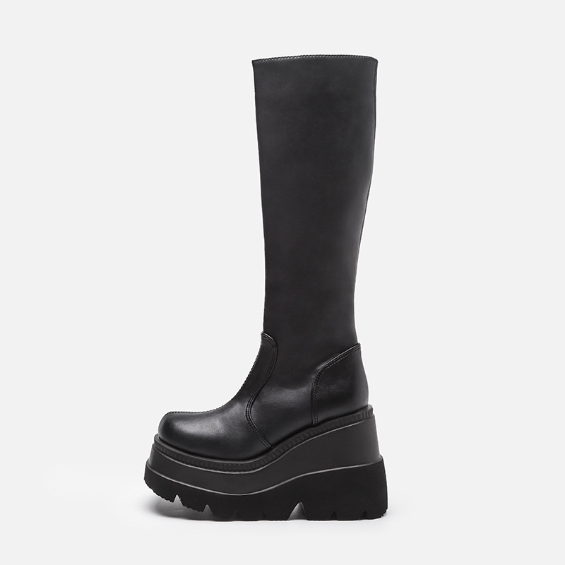 أحذية نسائية ذات نعل سميك، أحذ - مراجعة Knee High Boots Women وسعره