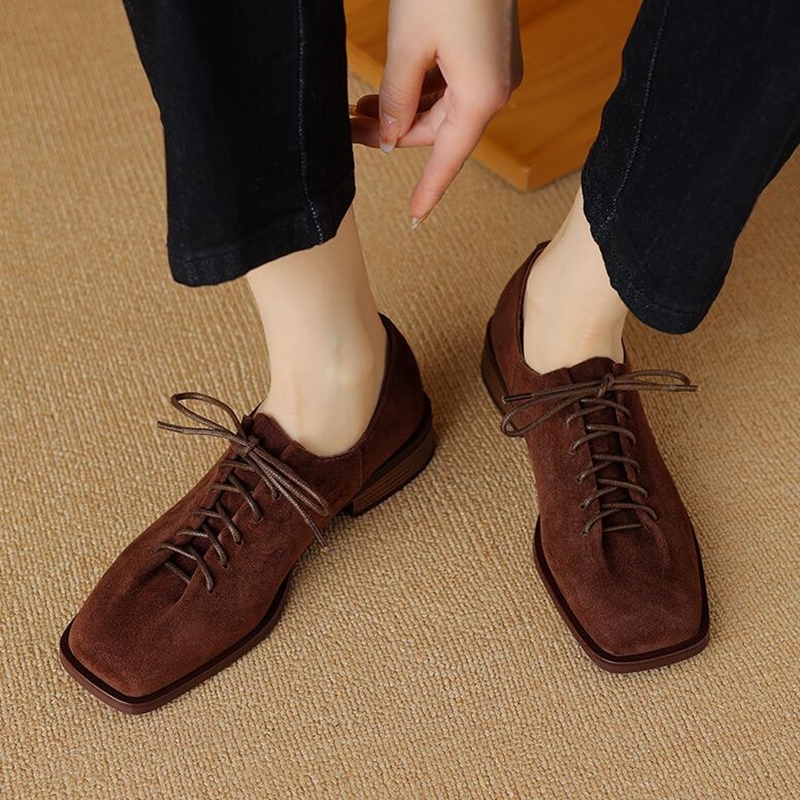 أحذية نسائية من DIMANYU مصنوعة - مراجعة Oxford Lace Up Women وسعره